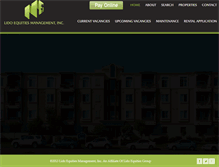 Tablet Screenshot of lidoapartments.com